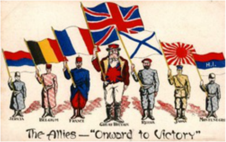 NATIONALISM IN A SENTENCE WW1 visual data 8